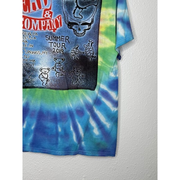 Dead And Company 2019 Tour T Shirt Mens Size Large Grateful Dead Tie Dye Hippie - Picture 12 of 16